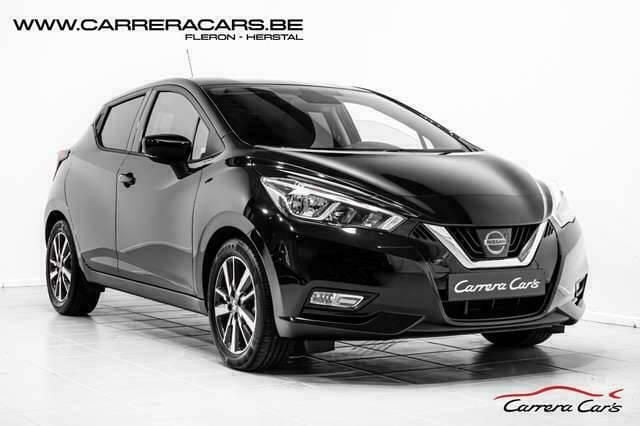 Occasion Nissan Micra Tekna 88 PK (64 kW) 2018 Zwart Hatchback