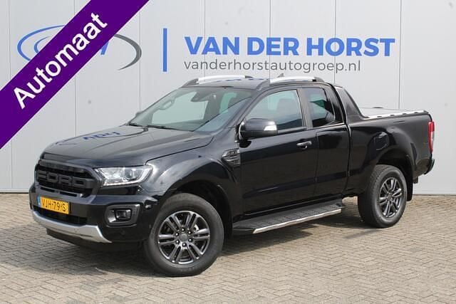 Zwart Gebruikt 2021 Ford Ranger Wildtrack Pickup | € 29.950 (Eerlijke prijs) - Afbeelding 1/3