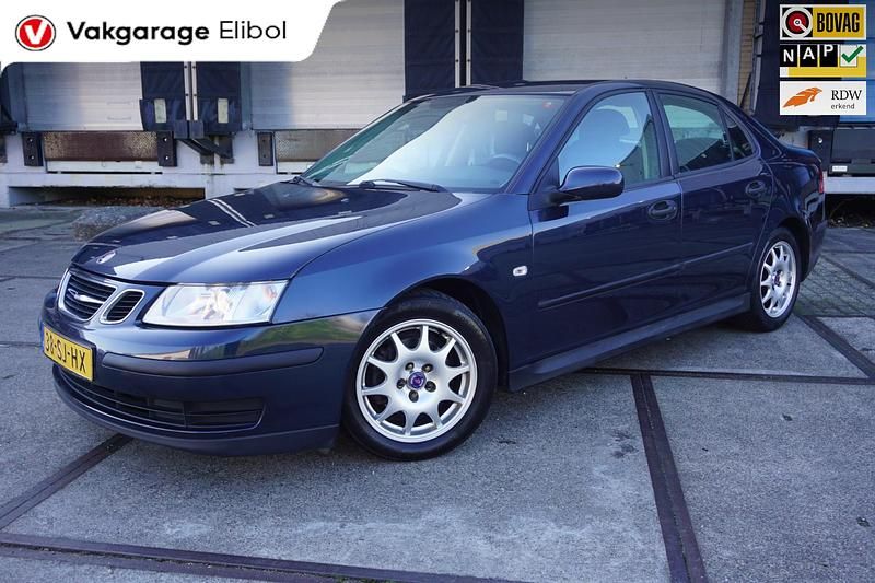 Blauw Gebruikt 2006 Saab 9-3 Linear Sedan | € 1.995 (Iets duurder) - Afbeelding 1/4