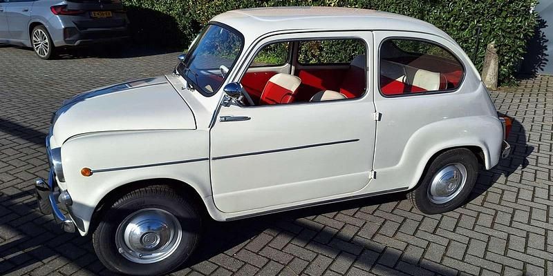 Wit Gebruikt 1960 Fiat 600D Sedan | € 9.990 - Afbeelding 1/4