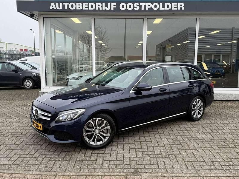 Occasion Mercedes C350e Edition 211 PK (155 kW) 2015 Blauw Stationwagen