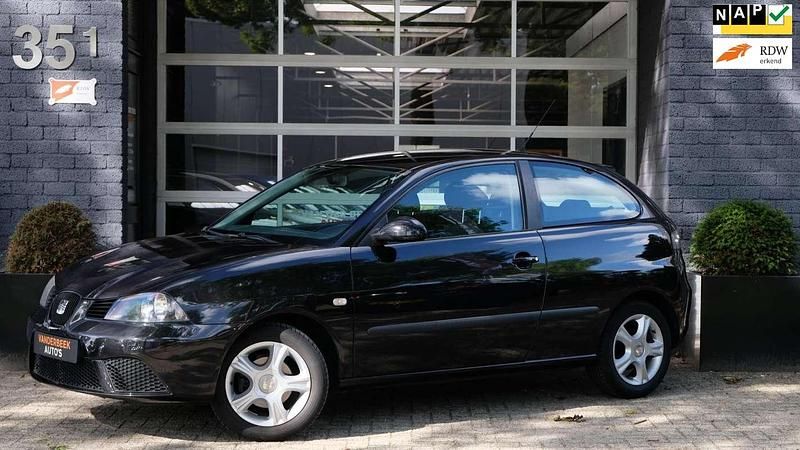 Zwart Gebruikt 2008 Seat Ibiza Hatchback | € 1.999 (Goede deal) - Afbeelding 1/4