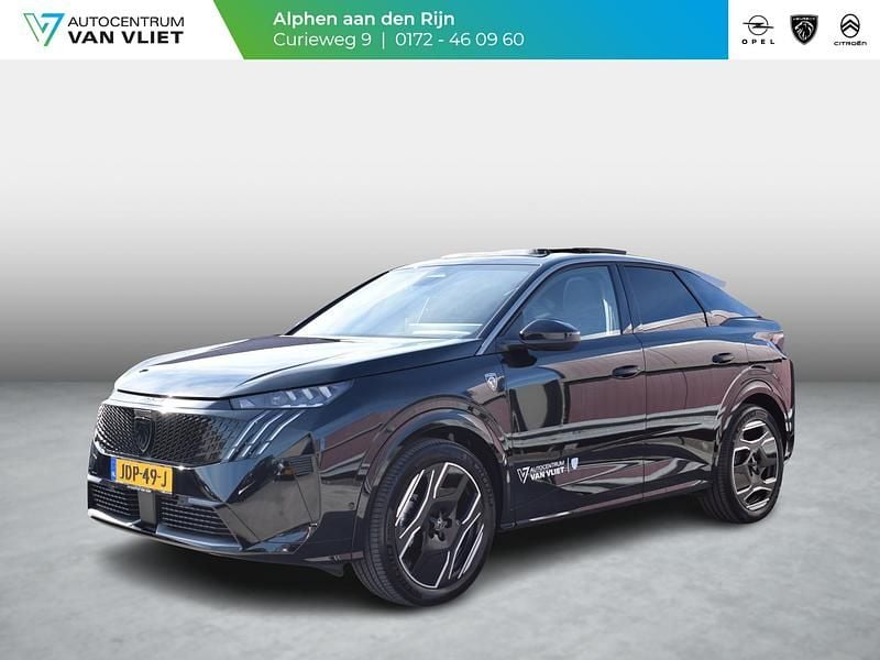 Zwart Nieuw 2025 Peugeot e-3008 Dual Motor SUV | € 57.189 - Afbeelding 1/4