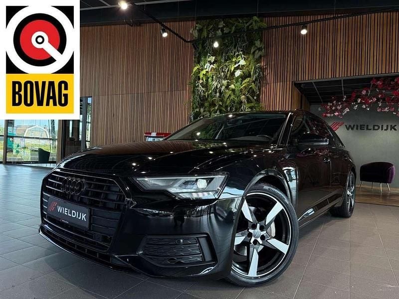 Zwart Gebruikt 2020 Audi A6 Sport Stationwagen | € 36.900 (Iets duurder) - Afbeelding 1/4