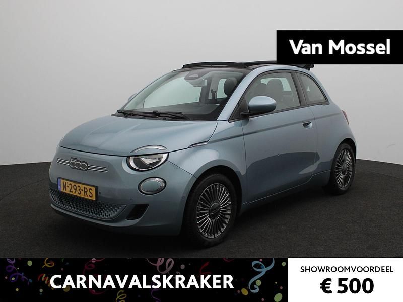 Blauw Occasion 2021 Fiat 500C Icon Cabriolet | € 16.940 (Goede deal) - Afbeelding 1/3