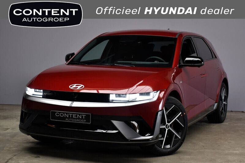 Ultimate red (rood metallic) Nieuw 2025 Hyundai Ioniq 5 N Line SUV | € 52.395 (Super prijs) - Afbeelding 1/4