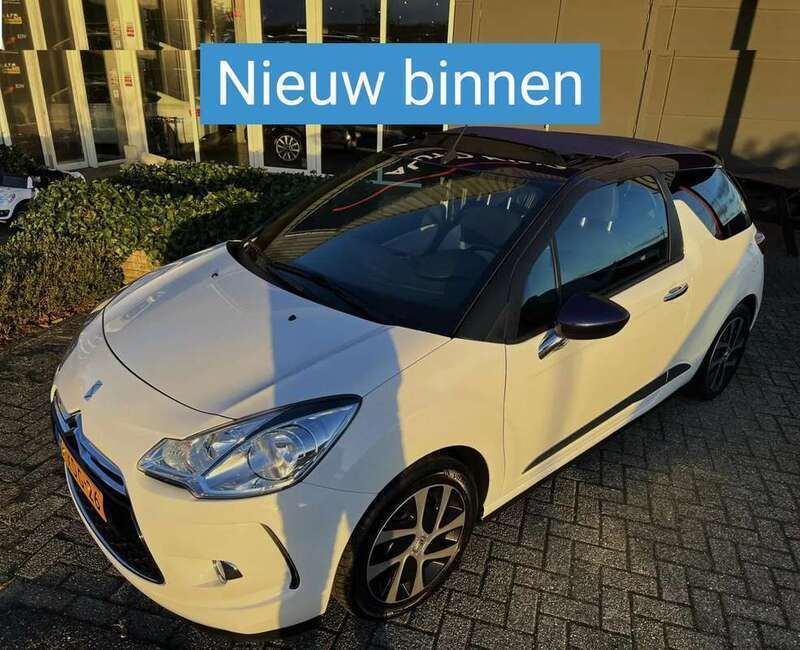Wit, metallic lak Gebruikt 2014 Citroën DS3 Cabriolet Chic Cabriolet | € 7.260 (Eerlijke prijs) - Afbeelding 1/4