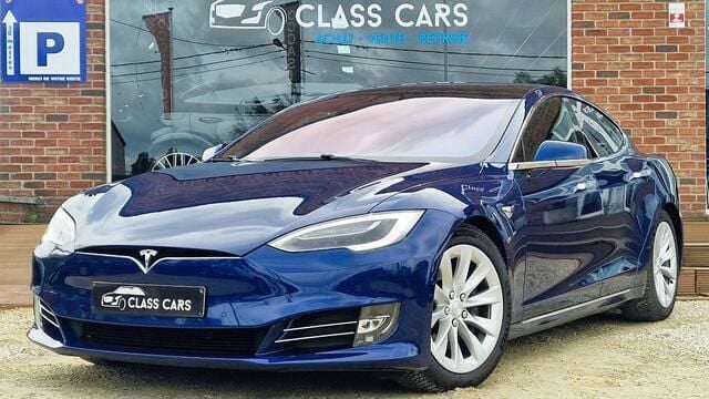 Occasion Tesla Model S 386 kW (525 PK) 2018 Blauw Hatchback