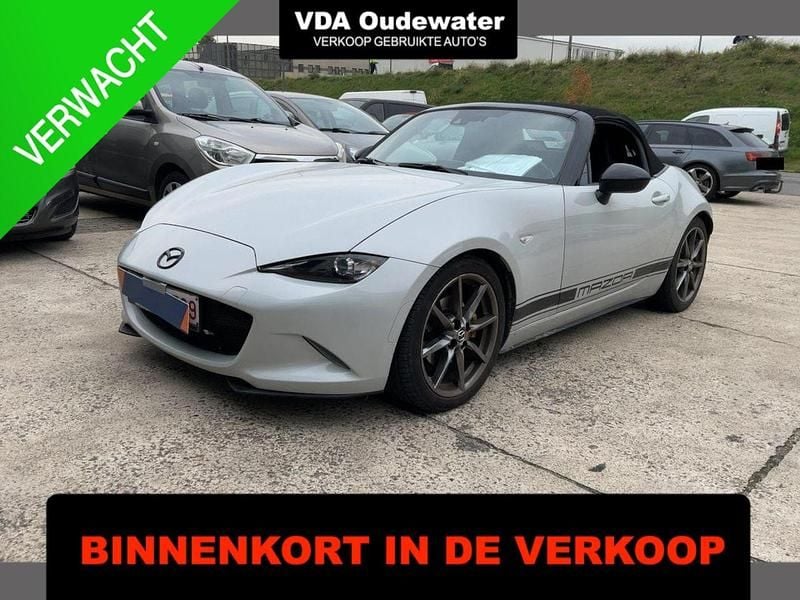 Grijs Gebruikt 2016 Mazda MX5 Cabriolet | € 19.900 - Afbeelding 1/4