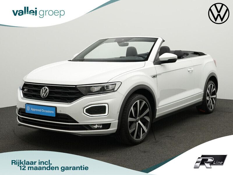 Wit Gebruikt 2021 VW T-Roc Cabriolet R-line Cabriolet | € 31.950 (Eerlijke prijs) - Afbeelding 1/4