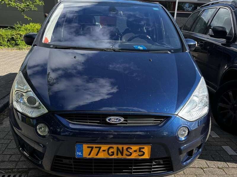 Blauw Gebruikt 2008 Ford S-MAX S MPV | € 6.999 - Afbeelding 1/4