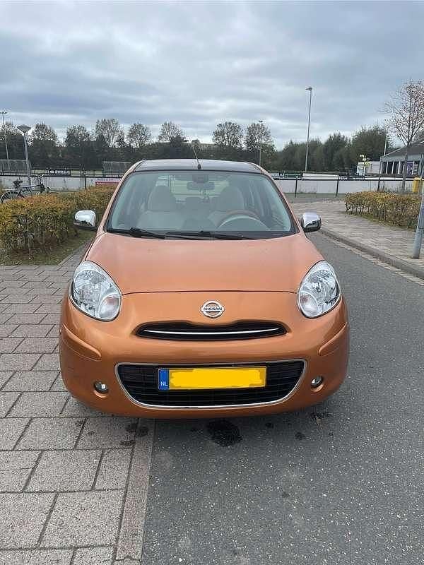 Oranje Gebruikt 2011 Nissan Micra Tekna Hatchback | € 4.000 (Goede deal) - Afbeelding 1/4