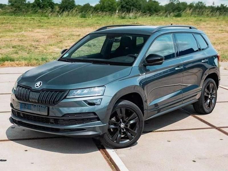 Grijs Gebruikt 2020 Skoda Karoq SportLine SUV | € 20.450 - Afbeelding 1/4