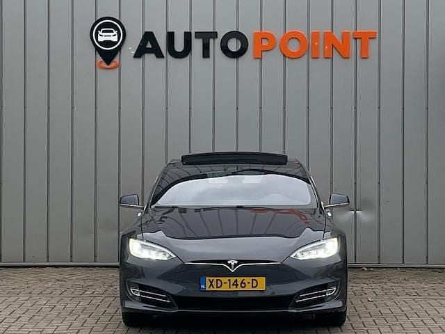Occasion Tesla Model S 350 kW (476 PK) 2018 Grijs Hatchback