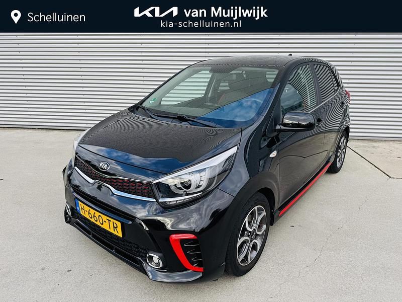 Zwart Occasion 2020 Kia Picanto GT-Line Hatchback | € 12.850 (Eerlijke prijs) - Afbeelding 1/4