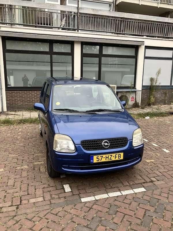 Blauw Gebruikt 2002 Opel Agila Comfort MPV | € 1.150 (Eerlijke prijs) - Afbeelding 1/4