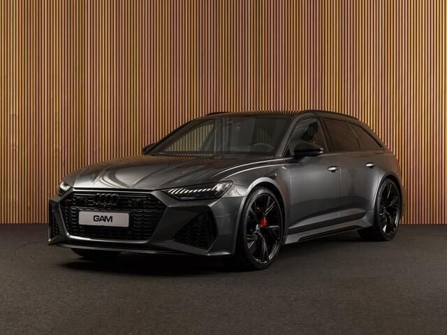 Grijs Gebruikt 2021 Audi RS6 Premium Stationwagen | € 119.800 (Eerlijke prijs) - Afbeelding 1/4