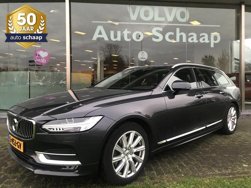 Grijs Gebruikt 2021 Volvo V90 Inscription Stationwagen | € 32.900 (Duur) - Afbeelding 1/4