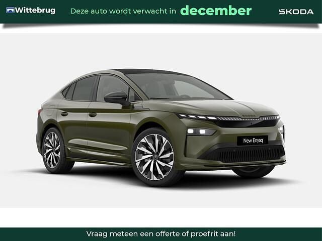 Groen Nieuw 2025 Skoda Enyaq iV Business Line SUV | € 59.750 - Afbeelding 1/4