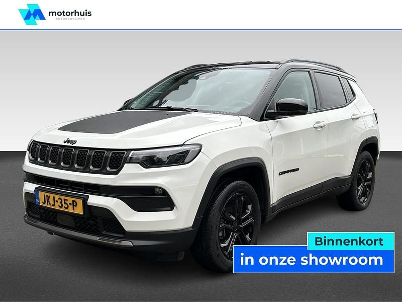 Wit Gebruikt 2022 Jeep Compass SUV | € 26.740 - Afbeelding 1/4