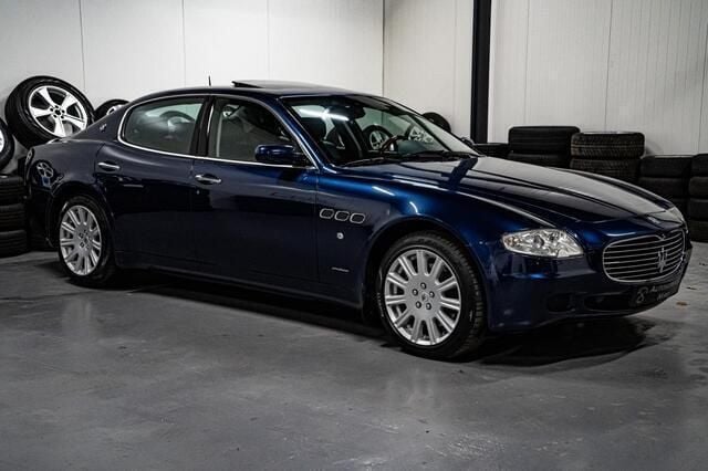 Occasion Maserati Quattroporte 402 PK (295 kW) 2006 Blauw, metallic lak Sedan