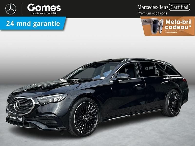 Zwart Gebruikt 2024 Mercedes E300 AMG line Stationwagen | € 62.950 - Afbeelding 1/4