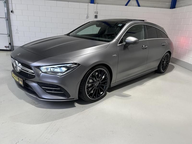 Occasion Mercedes CLA35 AMG Shooting Brake AMG 306 PK (225 kW) 2020 Grijs Stationwagen