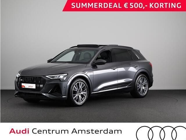 Grijs Gebruikt 2022 Audi e-tron S-Line SUV | € 39.849 (Eerlijke prijs) - Afbeelding 1/4