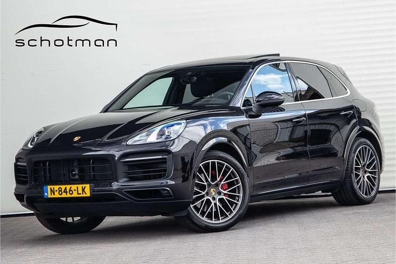 Zwart Gebruikt 2021 Porsche Cayenne Sport SUV | € 58.500 (Super prijs) - Afbeelding 1/4