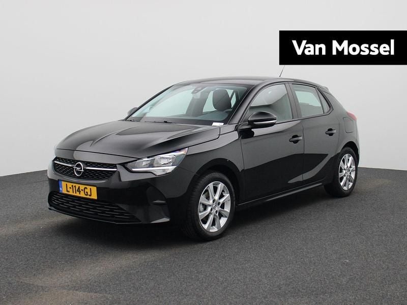 Zwart Gebruikt 2021 Opel Corsa Edition Hatchback | € 12.900 (Eerlijke prijs) - Afbeelding 1/4