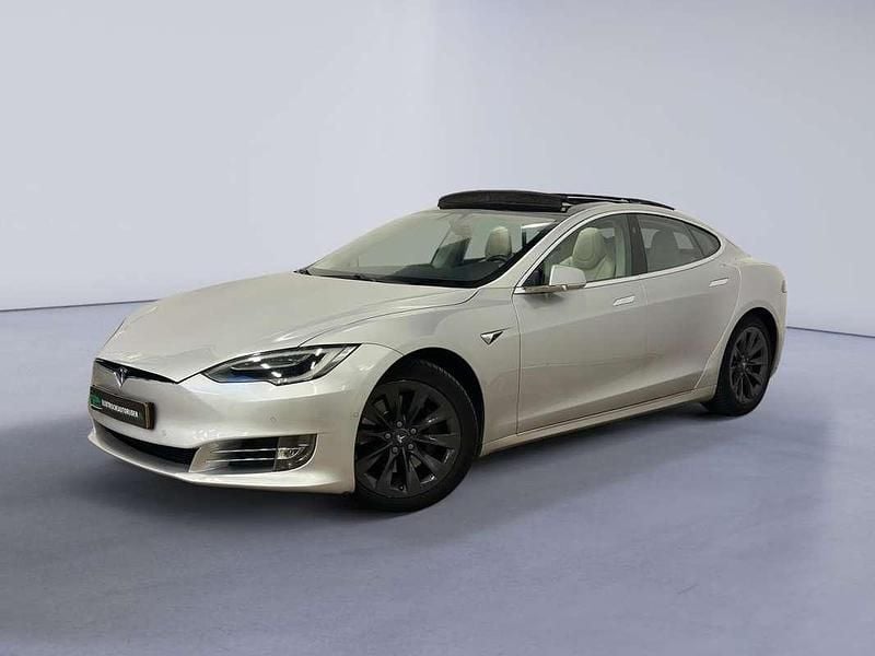 Grijs Gebruikt 2018 Tesla Model S Hatchback | € 20.900 (Goede deal) - Afbeelding 1/4