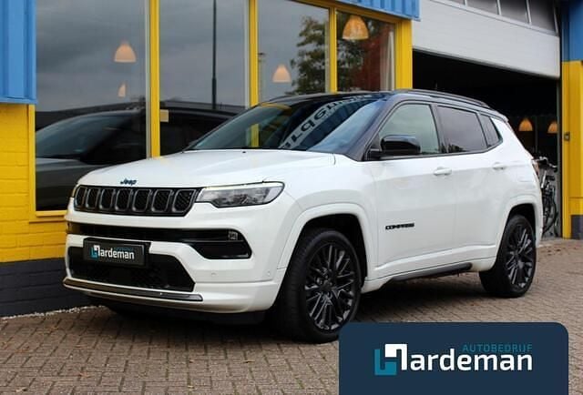 Wit Gebruikt 2021 Jeep Compass SUV | € 24.450 (Eerlijke prijs) - Afbeelding 1/4