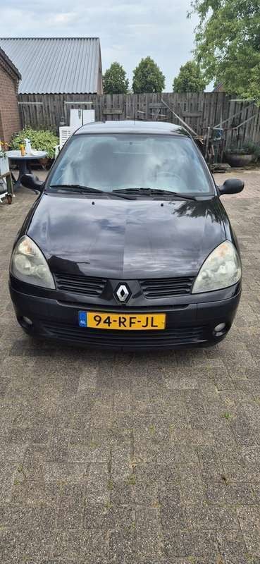 Zwart Gebruikt 2005 Renault Clio II Hatchback | € 1.000 (Super prijs) - Afbeelding 1/4