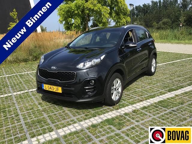 Zwart Gebruikt 2017 Kia Sportage Comfort SUV | € 14.250 (Goede deal) - Afbeelding 1/4