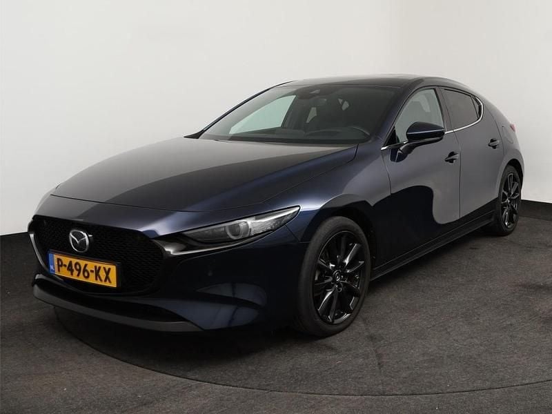 Occasion Mazda 3 Luxury 188 PK (138 kW) 2022 Deep crystal blue (blauw metallic) Hatchback