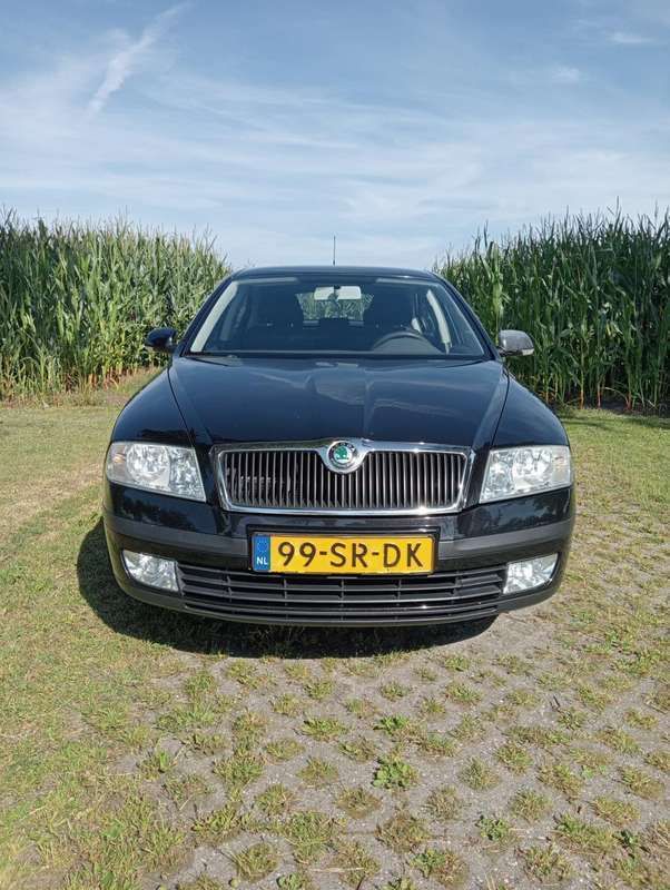Zwart Gebruikt 2006 Skoda Octavia Ambiente Hatchback | € 3.850 (Iets duurder) - Afbeelding 1/4