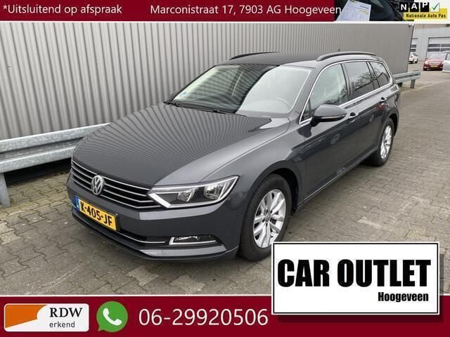 Grijs Gebruikt 2015 VW Passat Highline Stationwagen | € 11.750 (Goede deal) - Afbeelding 1/4