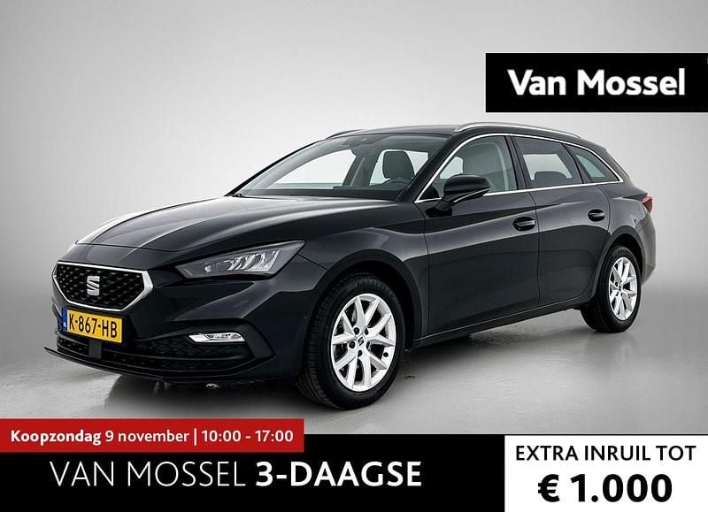 Zwart Gebruikt 2021 Seat Leon Style Stationwagen | € 19.944 (Eerlijke prijs) - Afbeelding 1/4