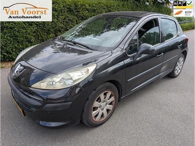 Zwart Gebruikt 2008 Peugeot 207 Hatchback | € 2.450 (Eerlijke prijs) - Afbeelding 1/4