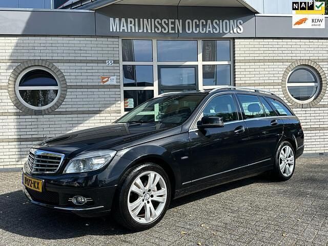Zwart Gebruikt 2008 Mercedes C180 Avantgarde Stationwagen | € 8.995 (Eerlijke prijs) - Afbeelding 1/4