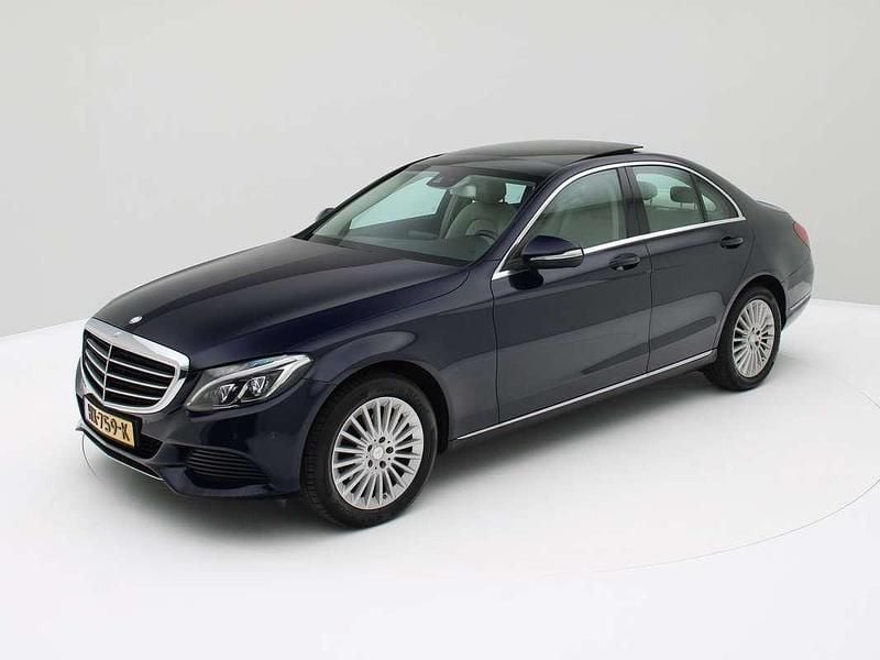 Blauw Gebruikt 2016 Mercedes C180 Ambition Sedan | € 17.550 (Super prijs) - Afbeelding 1/3