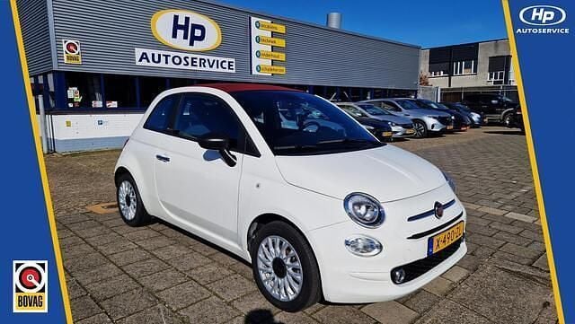 Wit Gebruikt 2021 Fiat 500C Launch Edition Cabriolet | € 14.500 (Goede deal) - Afbeelding 1/4