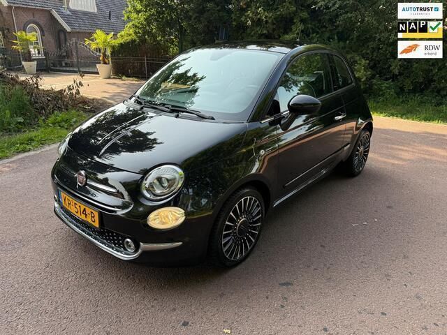 Zwart Gebruikt 2016 Fiat 500 Lounge Hatchback | € 7.249 (Goede deal) - Afbeelding 1/4