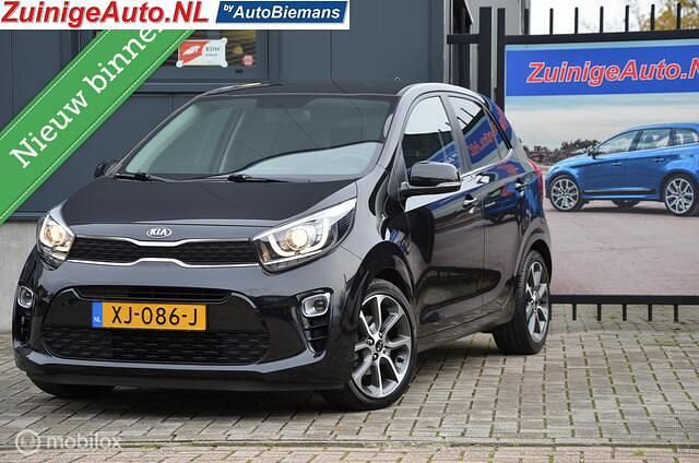 Zwart (metallic) Gebruikt 2019 Kia Picanto Hatchback | € 10.440 (Eerlijke prijs) - Afbeelding 1/4