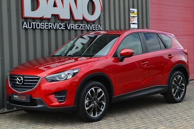 Rood Gebruikt 2015 Mazda CX-5 Sports-Line SUV | € 18.950 (Eerlijke prijs) - Afbeelding 1/4