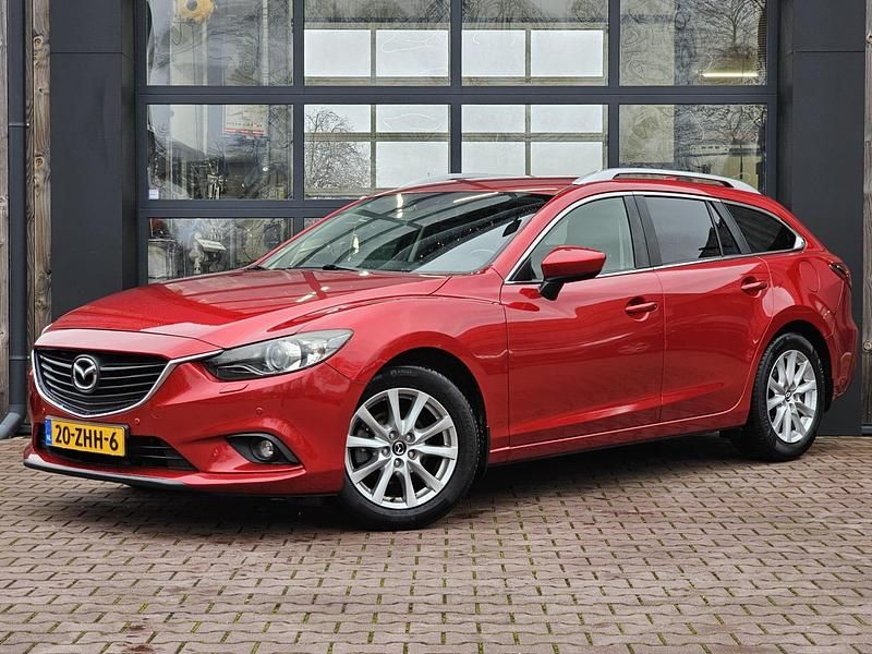 Rood Gebruikt 2012 Mazda 6 Stationwagen | € 8.450 (Iets duurder) - Afbeelding 1/4