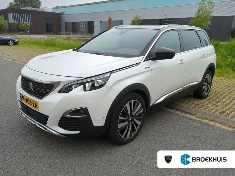 Wit Gebruikt 2020 Peugeot 5008 GT-line MPV | € 24.900 (Eerlijke prijs) - Afbeelding 1/4