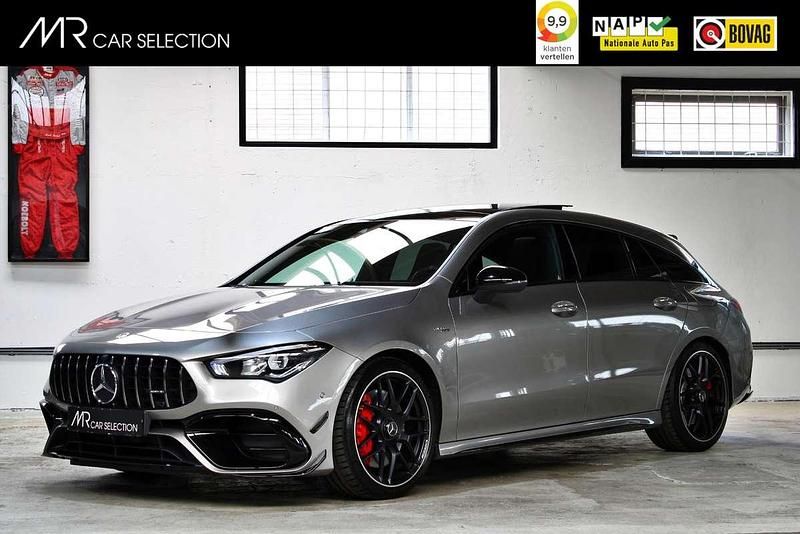Grijs Gebruikt 2020 Mercedes CLA45 AMG Shooting Brake Premium Plus Stationwagen | € 52.750 (Eerlijke prijs) - Afbeelding 1/3