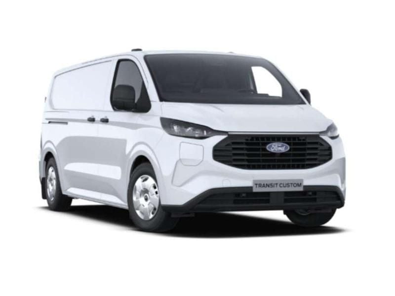 Wit Nieuw 2025 Ford Transit Custom Trend Van | € 41.777 (Super prijs) - Afbeelding 1/4