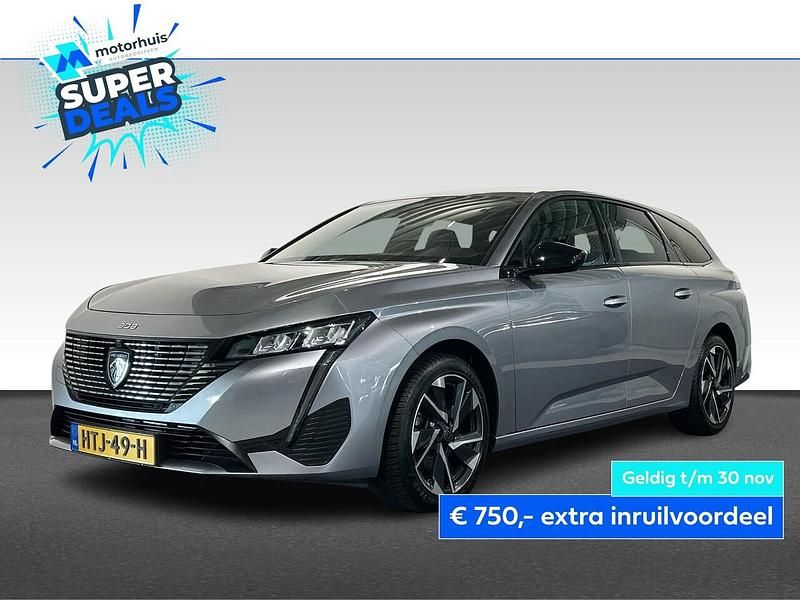 Grijs (metallic) Gebruikt 2024 Peugeot 308 Allure Stationwagen | € 26.945 (Eerlijke prijs) - Afbeelding 1/4